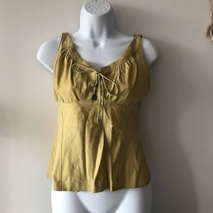 Soft leather Armani top Size small